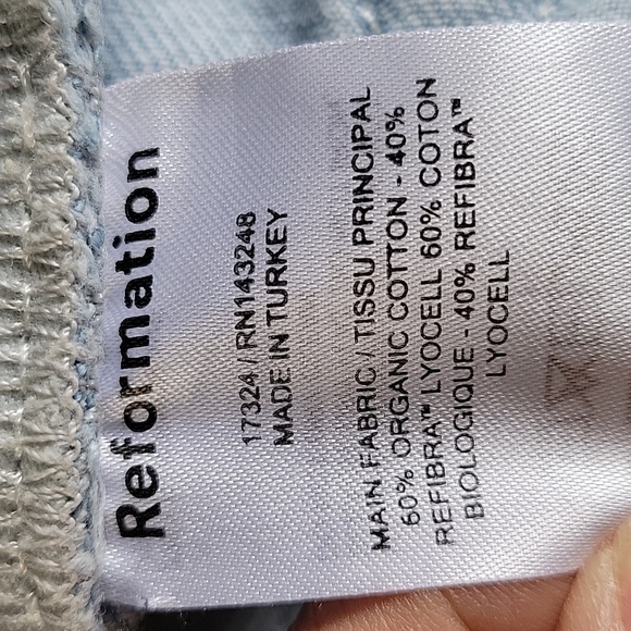 REFORMATION Distressed Jeans Sz 27 - Picture 7 of 7